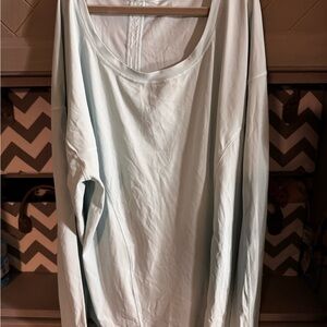 Light Blue Long Sleeve Top
